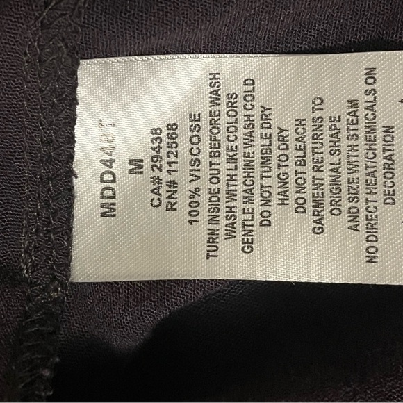 Miss Me Dark Gray Embroidered Sleeveless Dress, size M - Picture 6 of 8